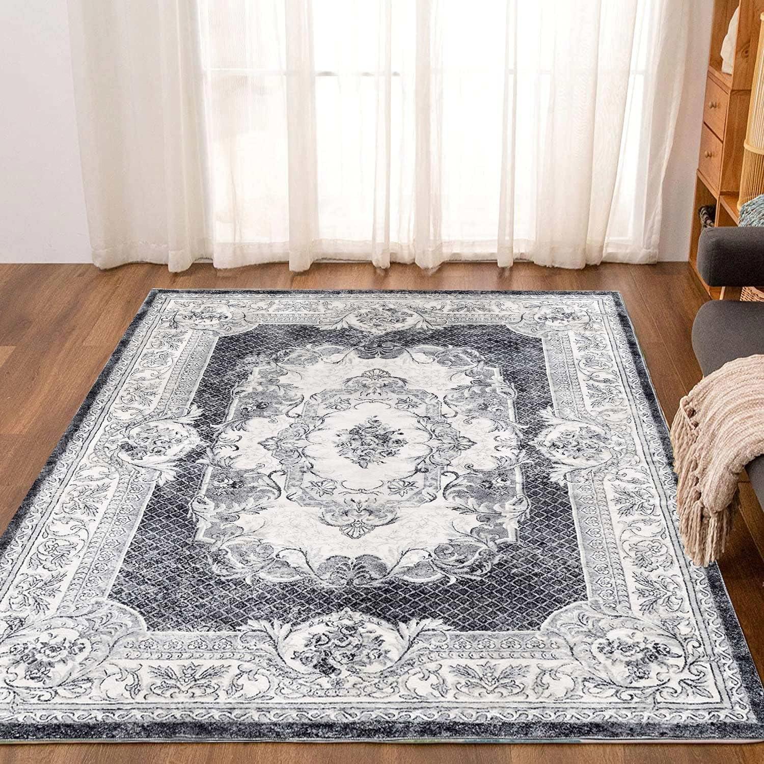 Modernes Hochflor-Teppichset für Wohnzimmer und