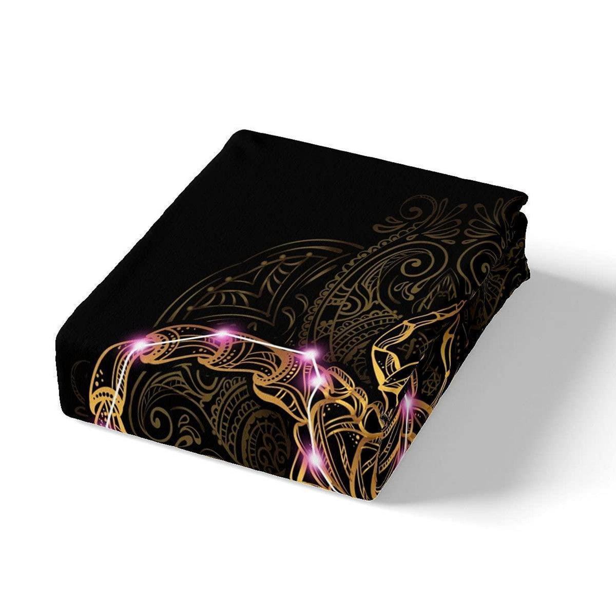 Golden Scorpion Bettwäsche-Set – Exotisch & Retro Schlafzimmer