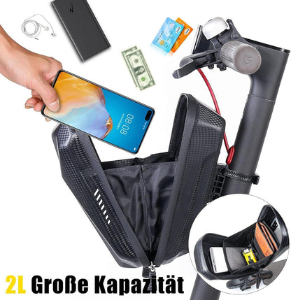 E Scooter Tasche mit 2L Kapazität, wasserdicht, Hartschale aus EVA
