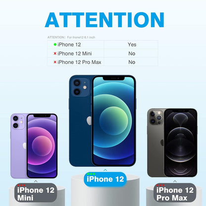 Schutzfolie für iPhone 12 mit Rahmen-Installationshilfe und Kamera