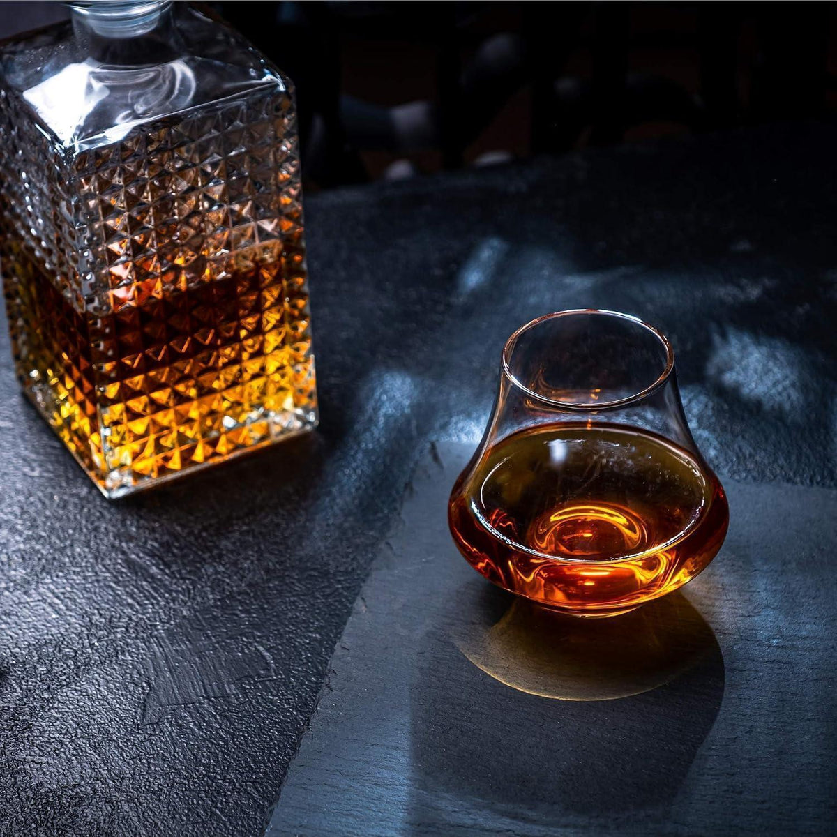 Whisky Geschenkset mit Nosing Glas & Granitsteine