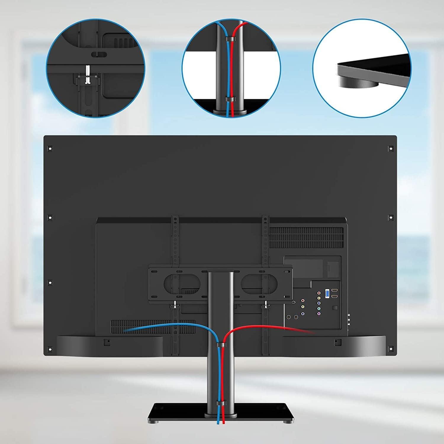 Suptek TV Standfuss Universal 17-55 Zoll Fernseher LED LCD Max.VESA