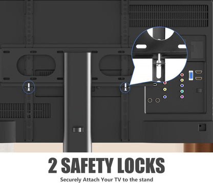 Suptek TV Standfuß Universal 17-55 Zoll LCD LED Fernseher VESA 400X400mm Standfuss
