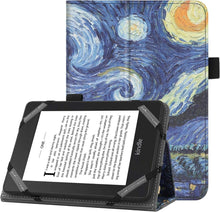 E-Reader Hülle für 6 Zoll Geräte, Folio Schutzhülle mit Handschlaufe