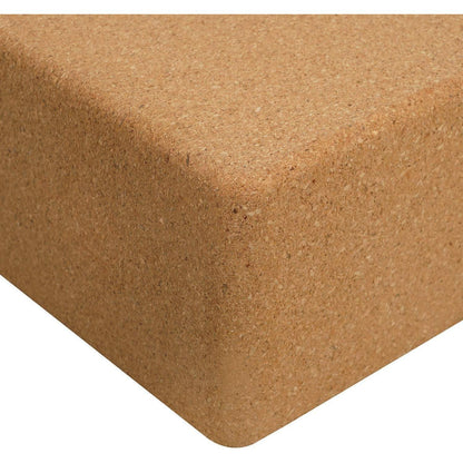 Yoga Block Kork 2er Set Naturkork Blöcke Pilates Übungen