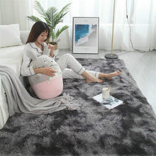Weicher Anti-Rutsch Shaggy Teppich Dunkelgrau 150 x 240 cm