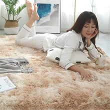 Weicher Anti-Rutsch Shaggy Teppich Khaki 230x300cm
