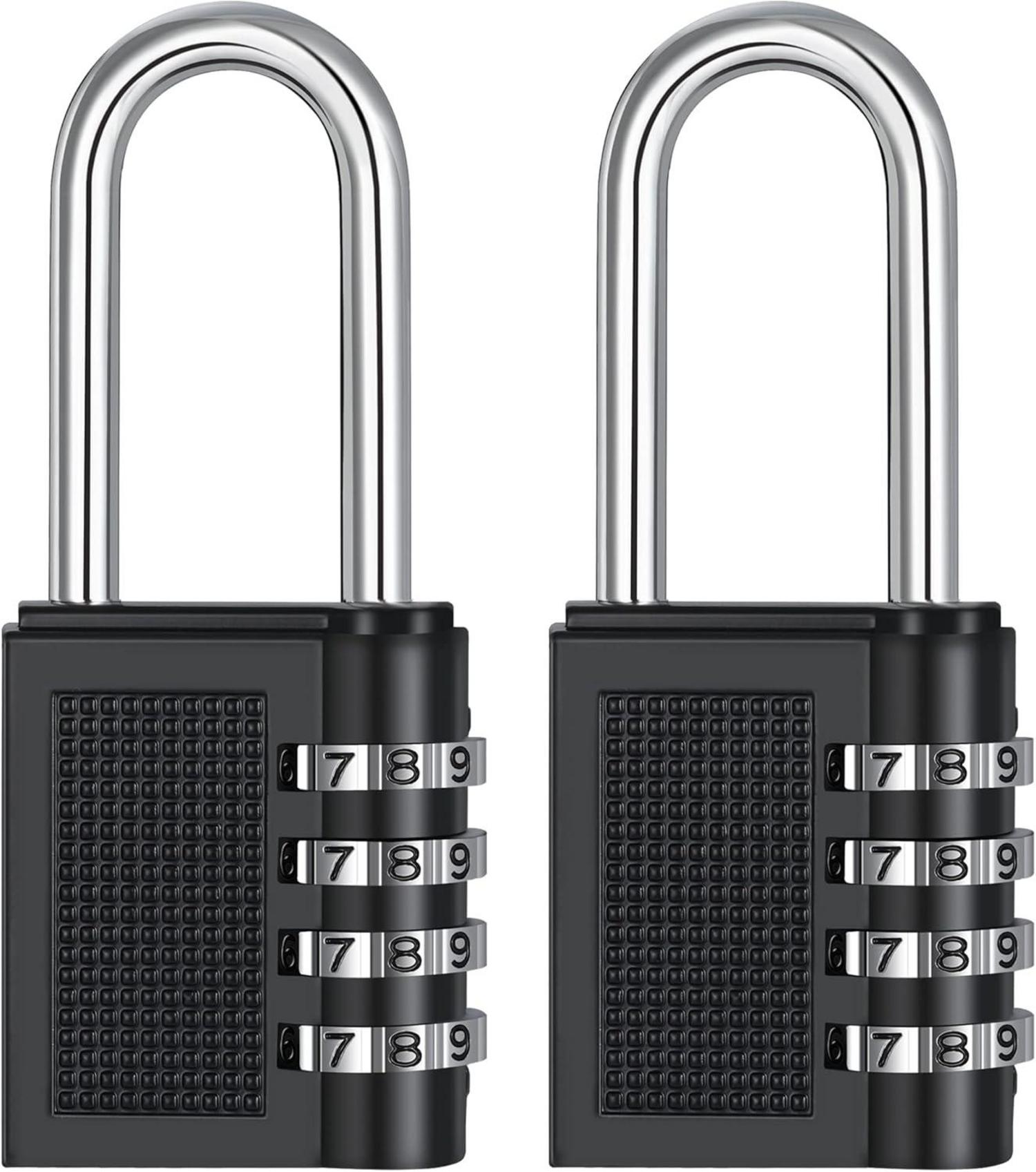 Vorhängeschloss Zahlenschloss Wetterfest 4-Stellig Indoor Outdoor