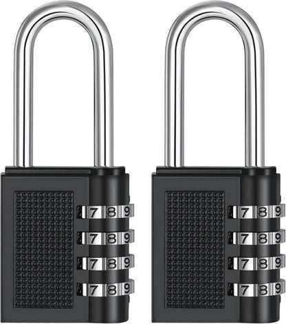 Vorhängeschloss Zahlenschloss Wetterfest 4-Stellig Indoor Outdoor
