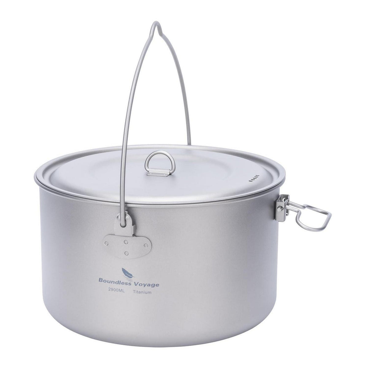 Titantopf mit Deckel – Camping Kochgeschirr Ultraleicht 750ml-1300ml