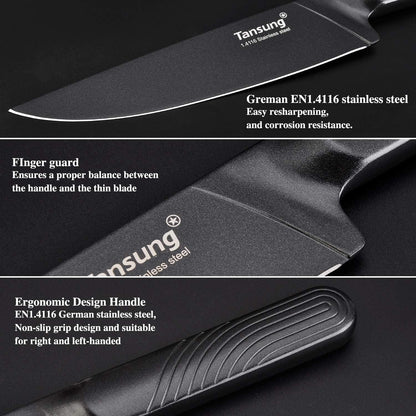 Kochmesser 20cm Profi Küchenmesser scharfe Edelstahlklinge