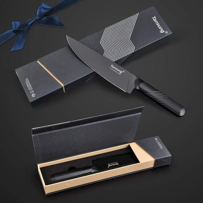 Kochmesser 8'' Profi Küchenmesser Edelstahlgriff inkl. Geschenkbox