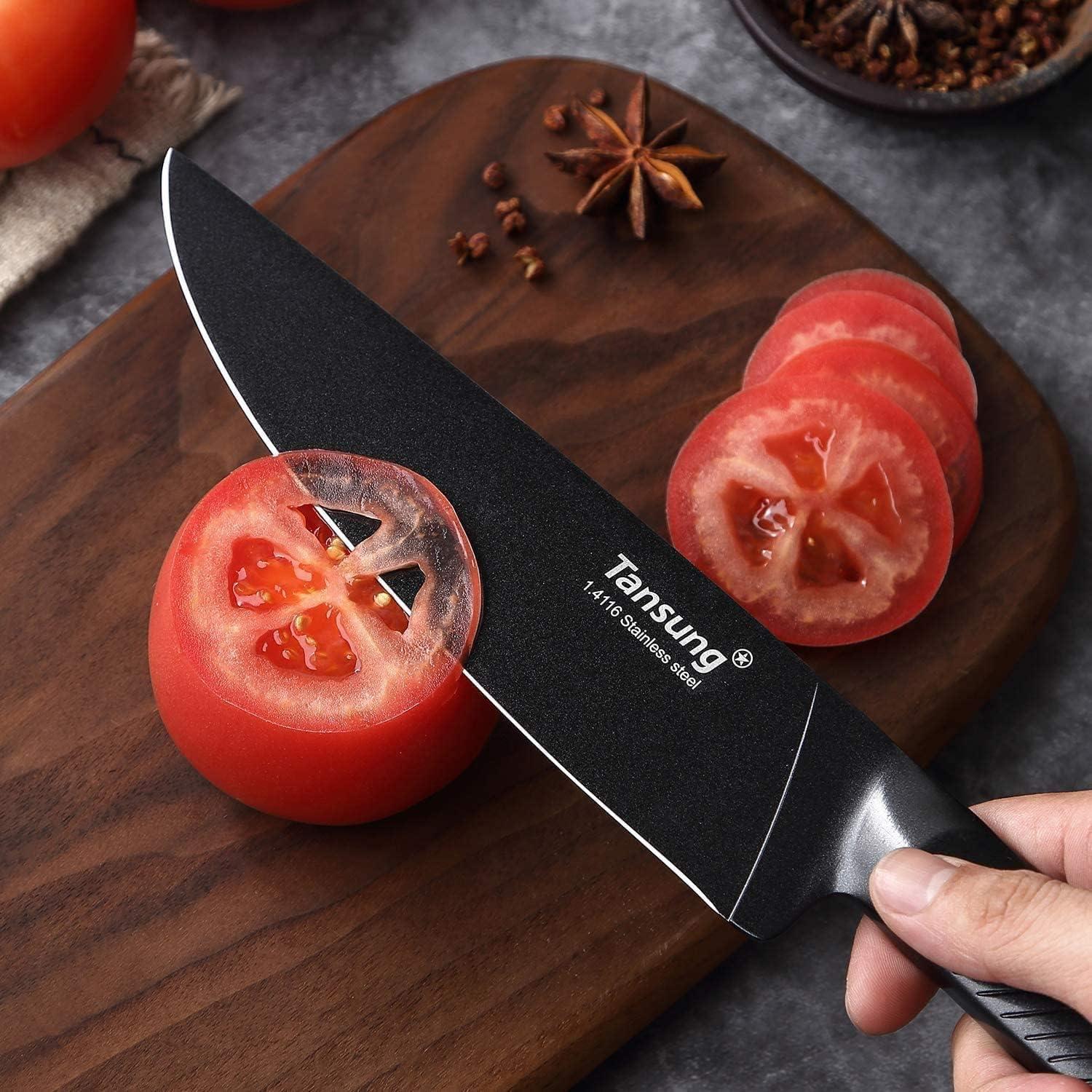 Kochmesser Profi 8‘’ Küchenmesser 20cm Klinge Edelstahlgriff scharf