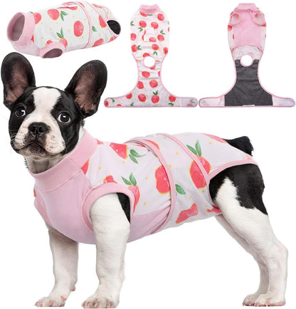 Hundebody nach Op Kastration Leckschutz Body Hund XS Rosa