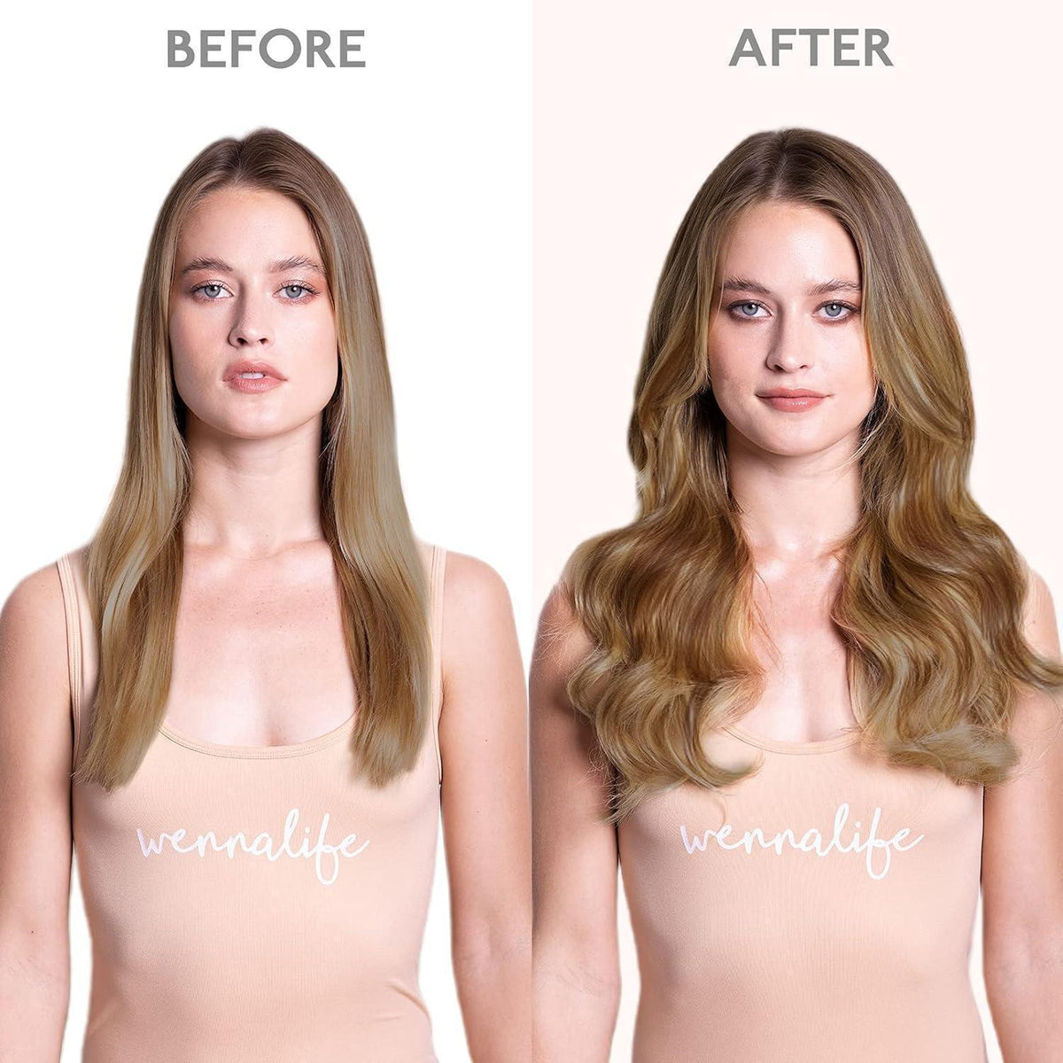 Clip in Echthaarverlängerung Balayage Schokoladenbraun-Honigblond