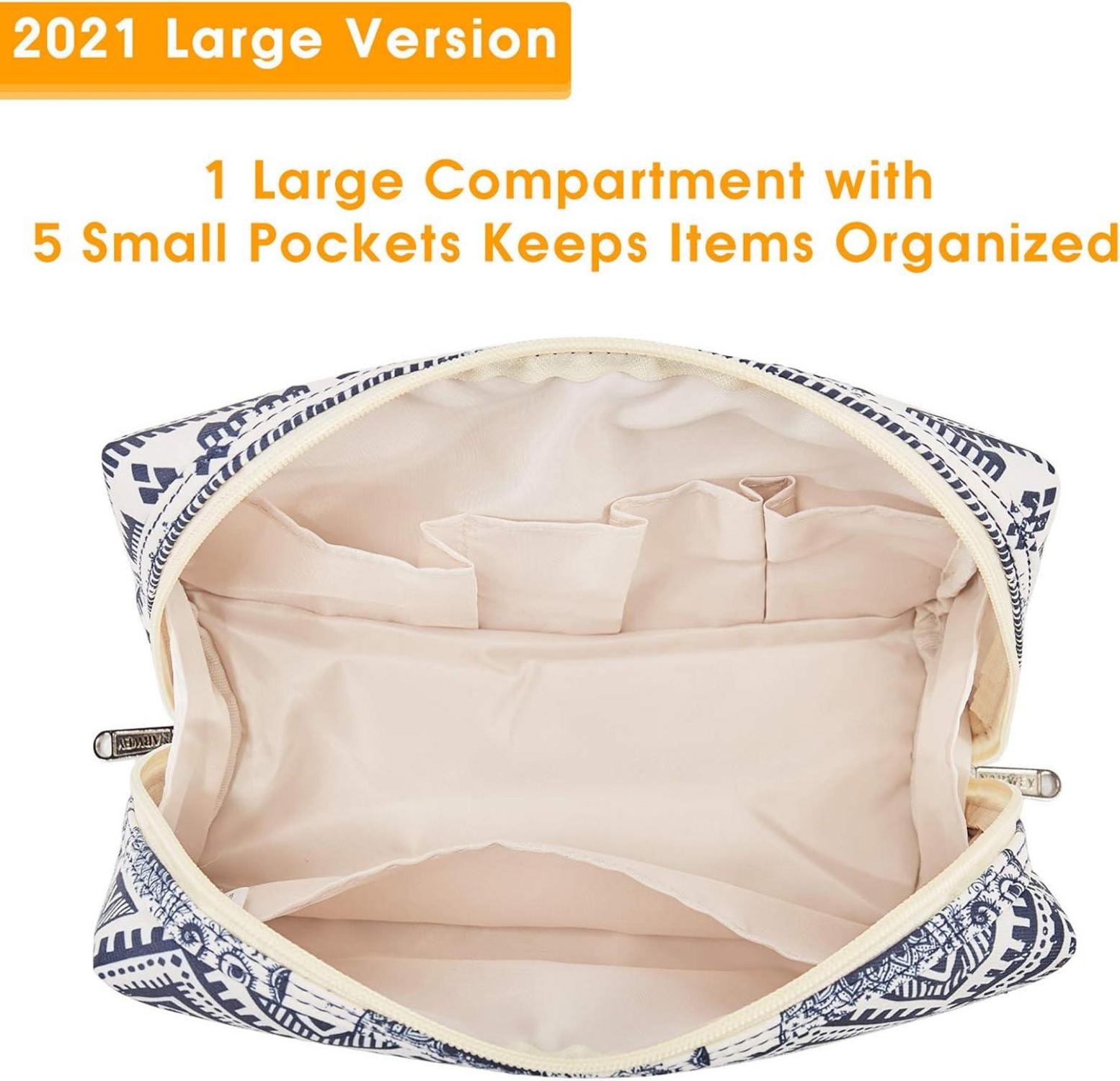 Narwey Kulturbeutel Damen Groß Schminktasche Kosmetiktasche Travel