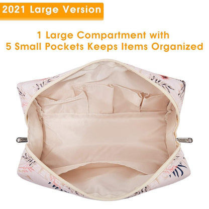 Kosmetiktasche Flamingo Groß - Wasserabweisend & Organizer