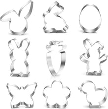 Ostern Ausstecher Set 9-teilig Plätzchenformen Hase Ei