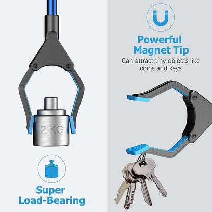 Greifzange für Senioren Greifer Zange Teleskop 81cm Faltbar