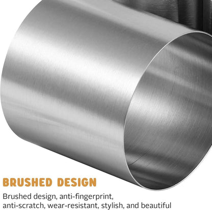 Edelstahl Tortenringe Set 5cm Hoch Dessertformen 8Stück Backzubehör Kuchen