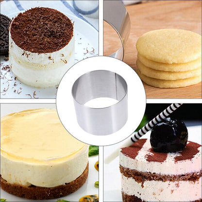 Mousse Ringe Set Dessertring Speisering 5x5x5 cm