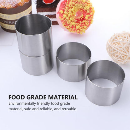 Mousse Ringe Dessertring Set Mini Kochringe Kuchenform 5x5x5cm