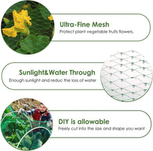 3Pcs Vogelnetz 2m x 10m Teichnetz Laubnetz Gartennetz