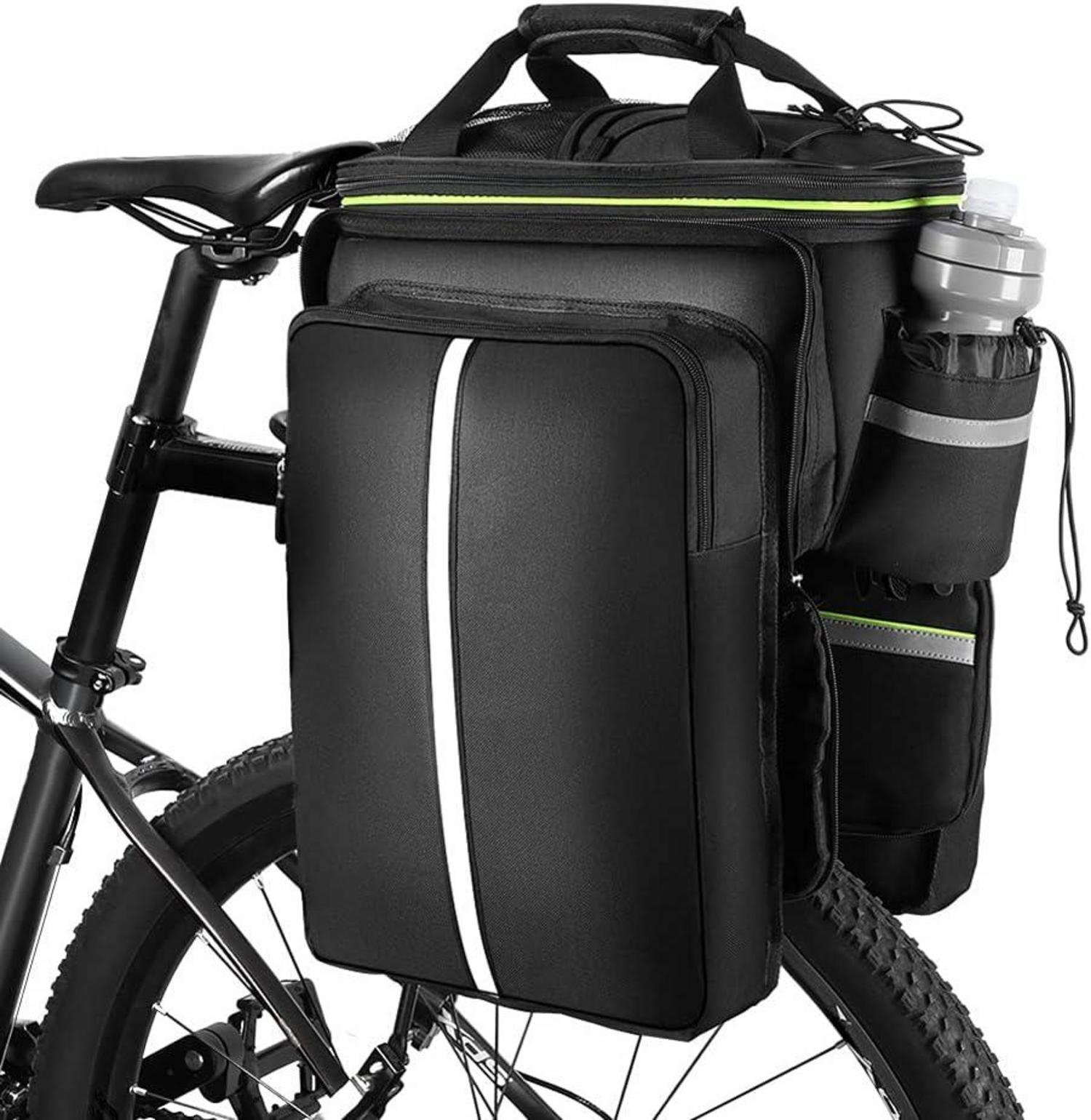 Fahrradtasche Gepäckträger Wasserdicht 20L-35L Schwarz 38x26x24cm