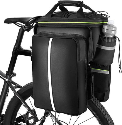 Fahrradtasche Gepäckträger Wasserdicht 20L-35L Schwarz 38x26x24cm