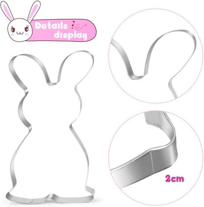 Ostern Ausstecher Set Hase Plätzchen backen 5er Set