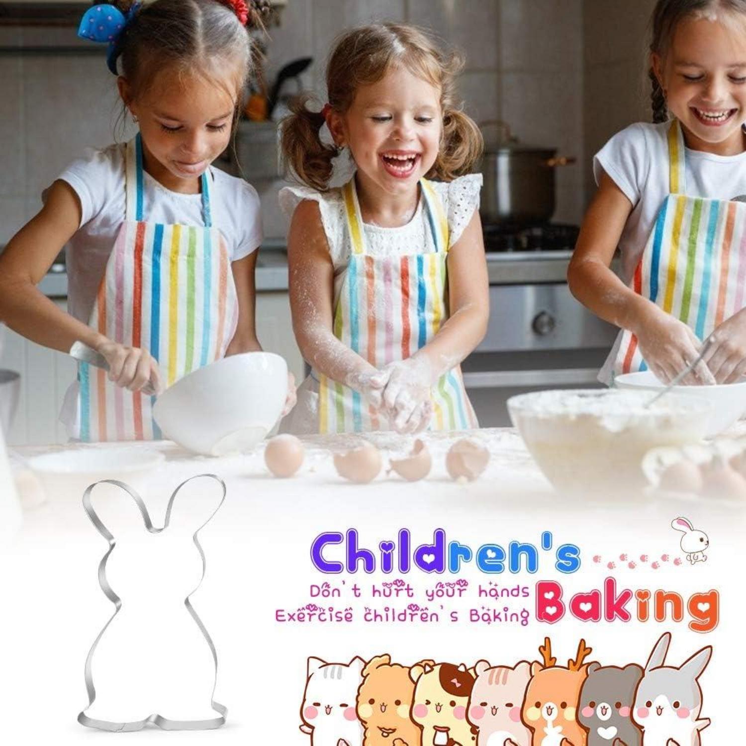 Ausstecher Ostern Hase Set 5 Stück keksform Oster Plätzchen