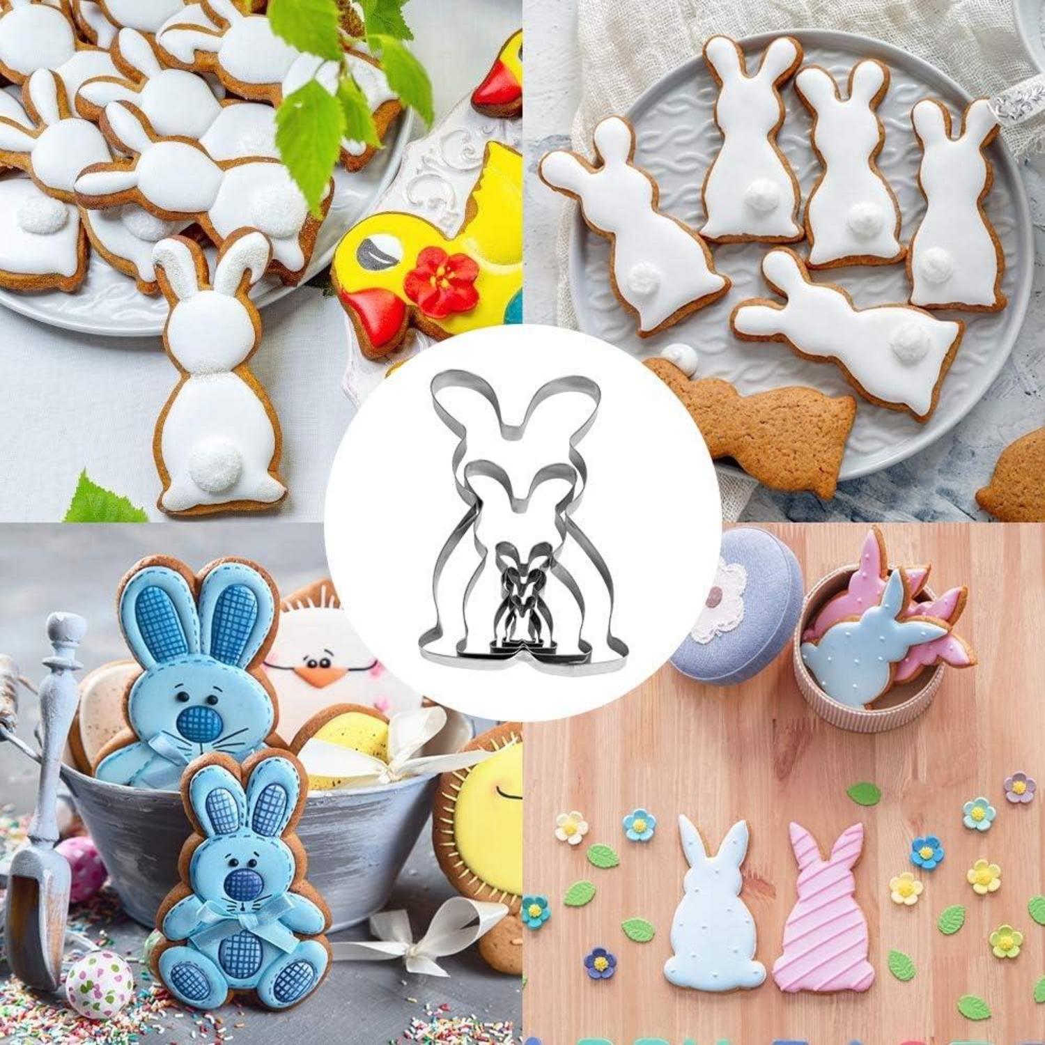 Oster Ausstecher Set Hase 5tlg. Plätzchen Ausstechformen Edelstahl