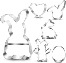 Ostern Ausstechformen Set 6 Stück Plätzchen Hase Ei Kücken