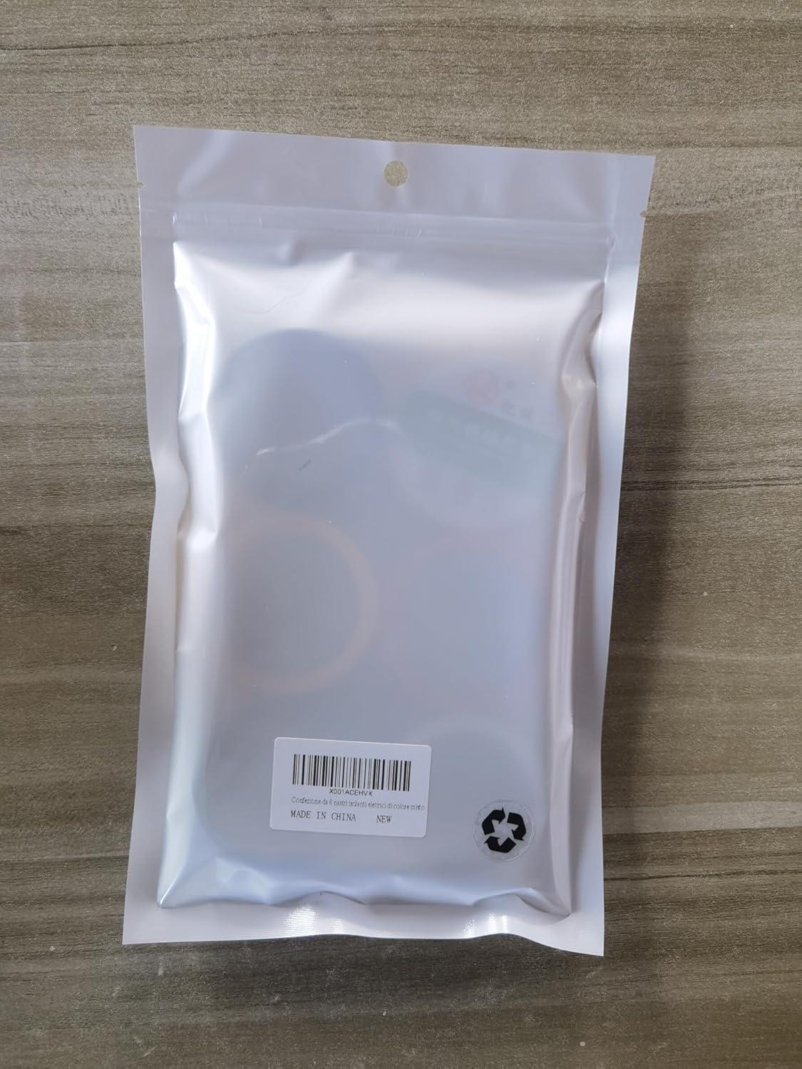 Isolierband Set 6 Stück Multicolor 16mm x 15m - Elektrisches Isolierband für Verkabelungsprojekte & Reparaturen
