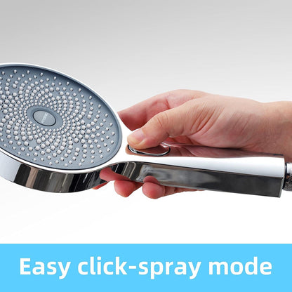 Handbrause Duschkopf 130mm Regendusche 3 Strahlarten TRP-Düse ABS