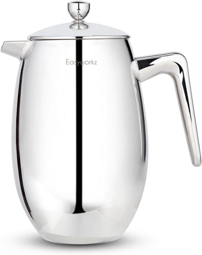 Französische Presse 1000ml doppelwandig isoliert Thermo-Kanne