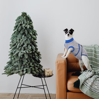 Kuoser Hundebody Atmungsaktiv Leckschutz Op Body Grau S