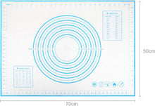 Silikonmatte Backmatte 70x50 cm Teigmatte Antihaft