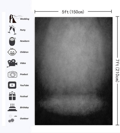 Abstrakter Grau Fotografie Hintergrund Vinyl 1,5x2,1m