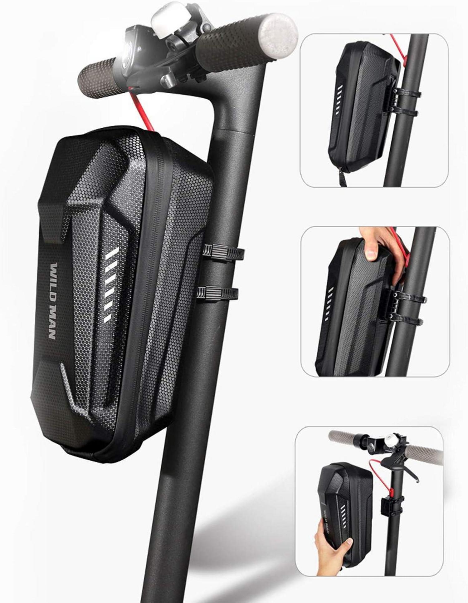 Hartschale Lenkertasche wasserdicht reflektierend Fahrrad Scooter