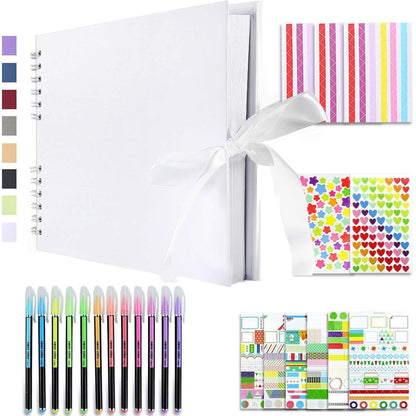 DIY Fotoalbum zum Selbstgestalten 28,5x21 cm 80 Seiten