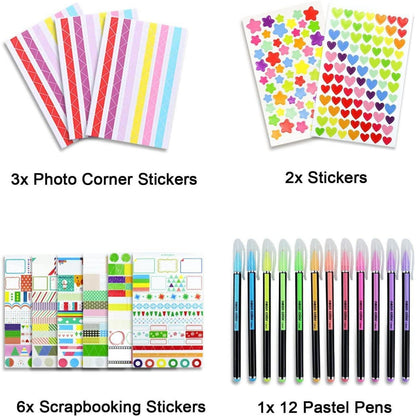 DIY Fotoalbum zum Selbstgestalten 28,5x21 cm 80 Seiten