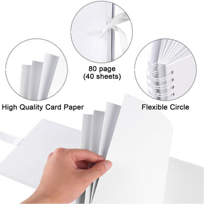 DIY Fotoalbum zum Selbstgestalten 28,5x21 cm 80 Seiten