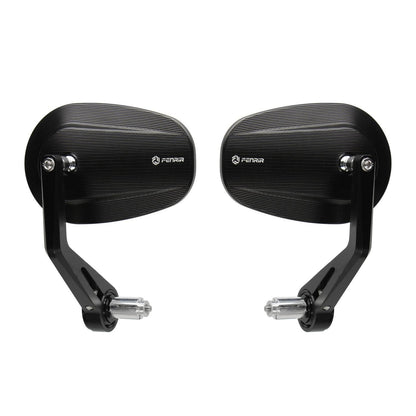 Motorrad Lenkerendenspiegel CNC Aluminium E-geprüft