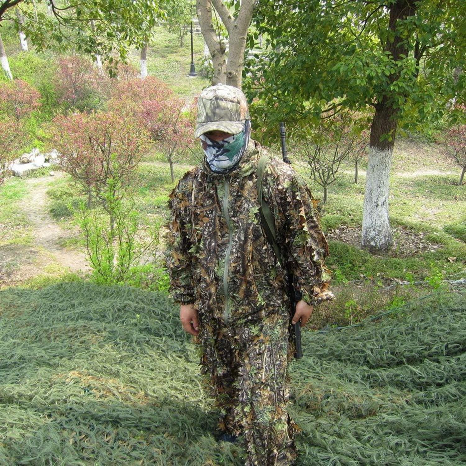 Ghillie Anzug Tarnanzug Jagd Herren Damen Kinder Wald Militär surviva