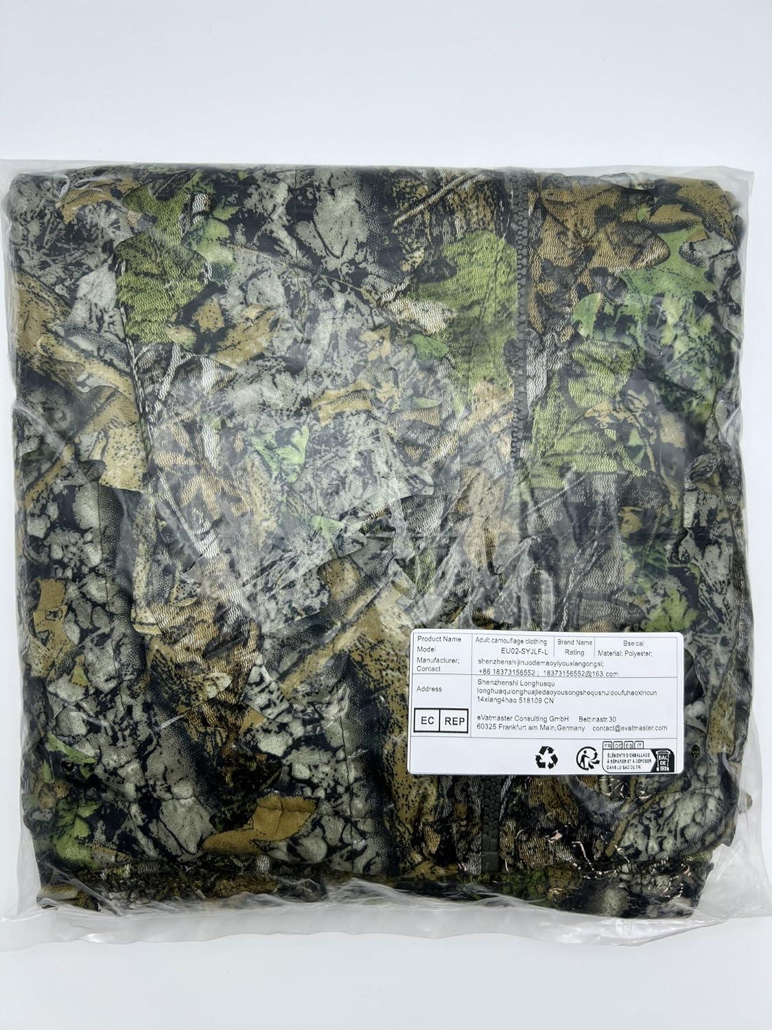 Ghillie Suit Tarnanzug Jagdbekleidung Camouflage Herren Set