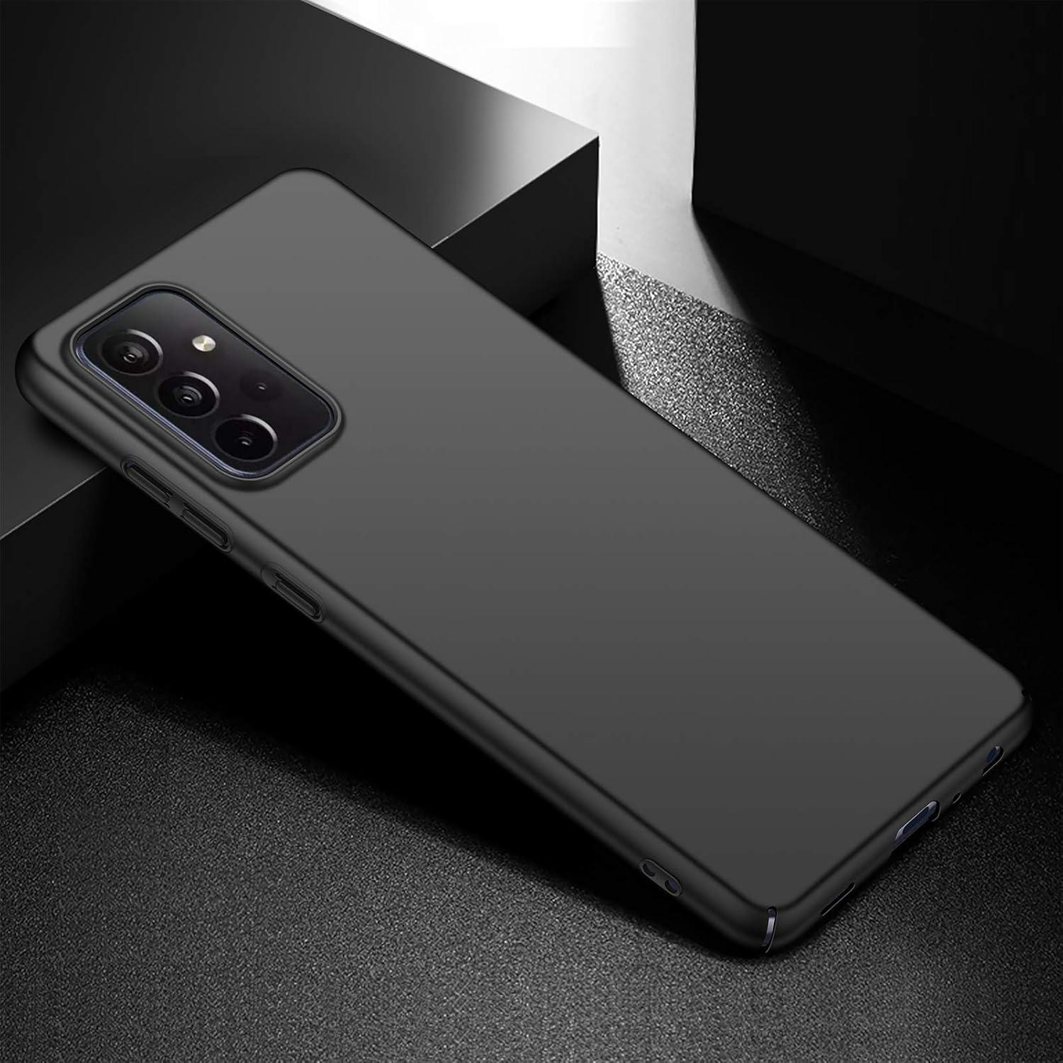 Schwarze Hülle Samsung A52/A52s 6,5 Zoll Anti-Scratch Matt Hardcase
