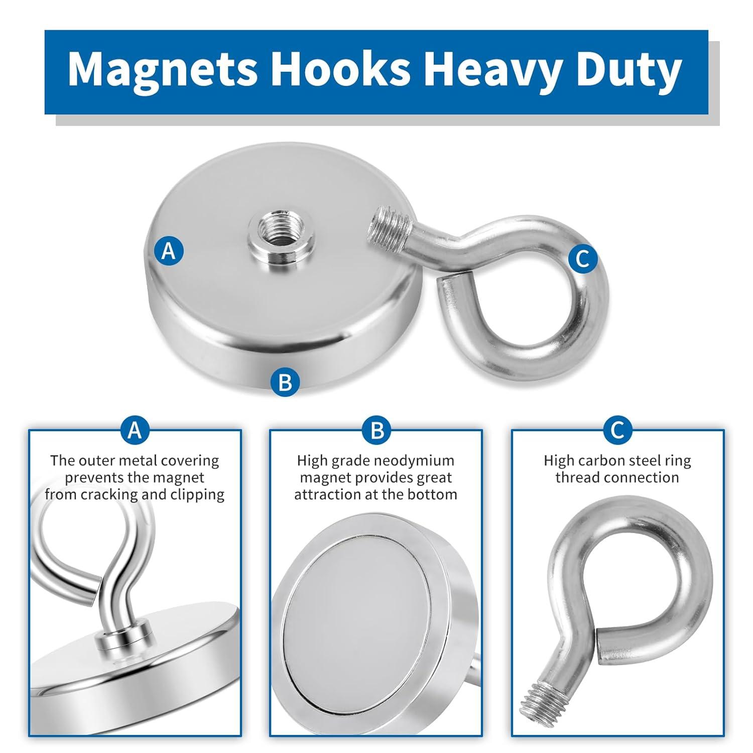 Neodym Magnet Stark 140kg Groß Super Hochleistungsmagnet