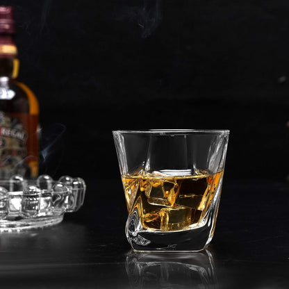 Whisky Gläser Set Kristall 4-teilig 210 ml Geschenk Box