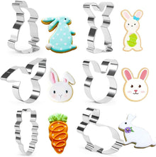 Ostern Ausstechformen Set Hase Karotte Hasengesicht Edelstahl